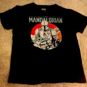 Vintage Star Wars The Mandalorian T-shirt (Size L)